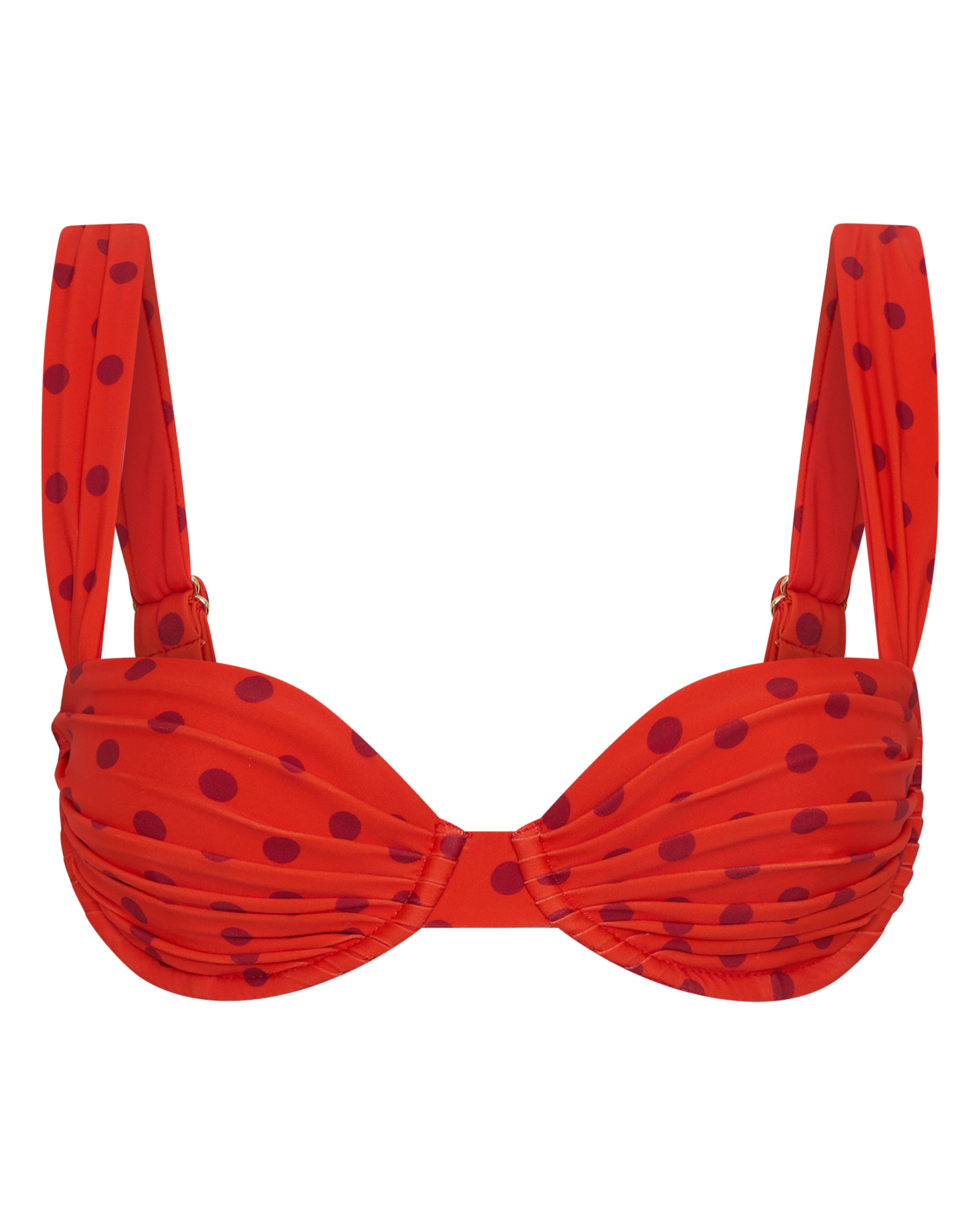 Olivia | Chic Polka Bikini Top